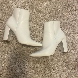 White Heeled Boots